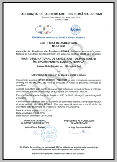 Certificat Acreditare RENAR