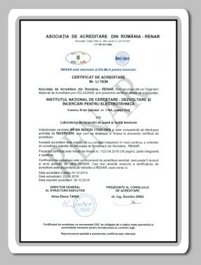 Certificat RENAR